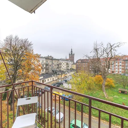 Z Balkonem, 150m Od Dworca Glowny Apartman Gdańsk