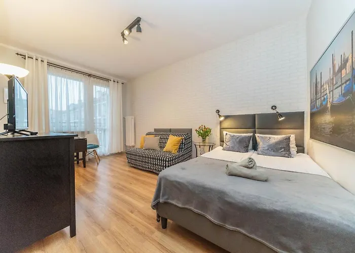 Apartamento Przytulne Z Balkonem, 150m Od Dworca Główny Gdansk
