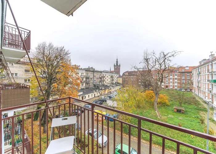 Przytulne Z Balkonem, 150m Od Dworca Główny Apartamento Gdansk